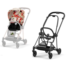 Cybex Mios Spring Blossom Light + Matt Black Frame Прогулочная Коляска