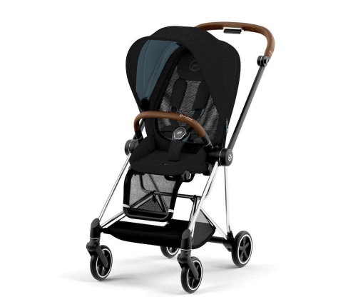 Cybex Mios Stardust Black Plus + Chrome Brown Frame Прогулочная Коляска