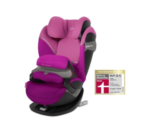 Cybex Pallas S-Fix Magnolia Pink Bērnu Autokrēsls 9-36 kg