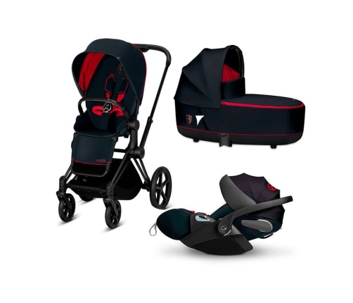 Cybex Priam + Cloud Z I-size Victory Black - Ferrari Bērnu Ratiņi 3in1