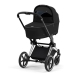 Cybex Priam 4.0 + Chrome black frame + Cloud Z I-size Deep black Bērnu Ratiņi 3in1