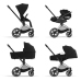 Cybex Priam 4.0 + Chrome black frame + Cloud Z I-size Deep black Bērnu Ratiņi 3in1