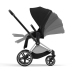 Cybex Priam 4.0 + Chrome black frame + Cloud Z I-size Deep black Bērnu Ratiņi 3in1