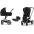 Cybex Priam 4.0 + Chrome black frame + Cloud Z I-size Deep black Bērnu Ratiņi 3in1