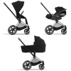 Cybex Priam 4.0 + Chrome black frame + Cloud Z I-size Deep brown Детская Коляска 3in1