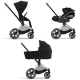 Cybex Priam 4.0 + Chrome black frame + Cloud Z I-size Deep brown Детская Коляска 3in1