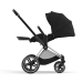 Cybex Priam 4.0 + Chrome black frame + Cloud Z2 I-size Deep black Детская Коляска 3in1