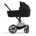 Cybex Priam 4.0 + Chrome black frame + Cloud Z2 I-size Deep black Детская Коляска 3in1