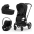 Cybex Priam 4.0 + Cloud T I-size Matt black frame Sepia Black Детская коляска 3in1