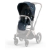 Cybex Priam 4.0 + Cloud Z I-size Chrome black frame Jewels of Nature Bērnu Ratiņi 3in1