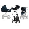 Cybex Priam 4.0 + Cloud Z I-size Chrome black frame Jewels of Nature Bērnu Ratiņi 3in1