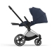 Cybex Priam 4.0 + Cloud Z I-size Chrome black frame Nautical Blue Детская Коляска 3in1