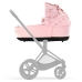 Cybex Priam 4.0 + Cloud Z I-size Chrome black frame Pale Blush Simply Flowers Детская Коляска 3in1