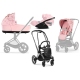 Cybex Priam 4.0 + Cloud Z I-size Chrome black frame Pale Blush Simply Flowers Детская Коляска 3in1