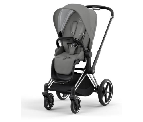 Cybex Priam 4.0 + Cloud Z I-size Chrome black frame Soho Grey Детская Коляска 3in1