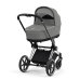 Cybex Priam 4.0 + Cloud Z I-size Chrome black frame Soho Grey Bērnu Ratiņi 3in1