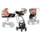 Cybex Priam 4.0 + Cloud Z I-size Chrome black frame Spring Blossom Light Детская Коляска 3in1