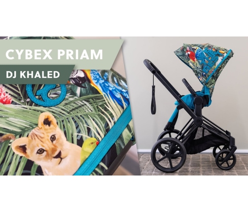 Cybex Priam 4.0 + Cloud Z I-size Chrome brown frame Dj Khaled Bērnu Ratiņi 3in1