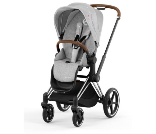 Cybex Priam 4.0 + Cloud Z I-size Chrome brown frame Koi Crystallized Bērnu Ratiņi 3in1