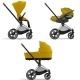 Cybex Priam 4.0 + Cloud Z I-size Chrome brown frame Mustard Yellow Детская Коляска 3in1