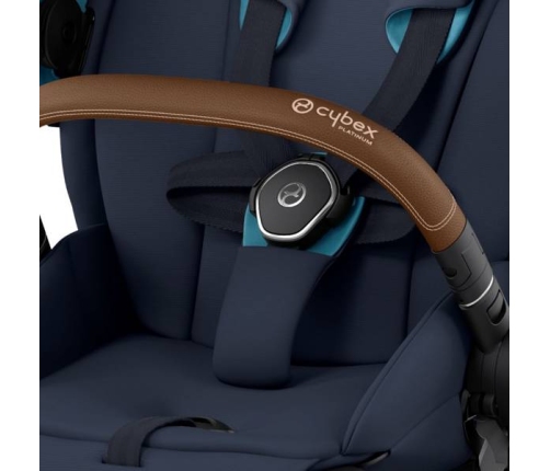 Cybex Priam 4.0 + Cloud Z I-size Chrome brown frame Nautical Blue Детская Коляска 3in1