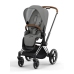 Cybex Priam 4.0 + Cloud Z I-size Chrome brown frame Soho Grey Детская Коляска 3in1