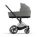 Cybex Priam 4.0 + Cloud Z I-size Chrome brown frame Soho Grey Детская Коляска 3in1