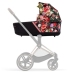 Cybex Priam 4.0 + Cloud Z I-size Chrome brown frame Spring Blossom Dark Детская Коляска 3in1