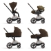 Cybex Priam 4.0 + Cloud Z I-size Gold rose frame Khaki Brown Детская Коляска 3in1