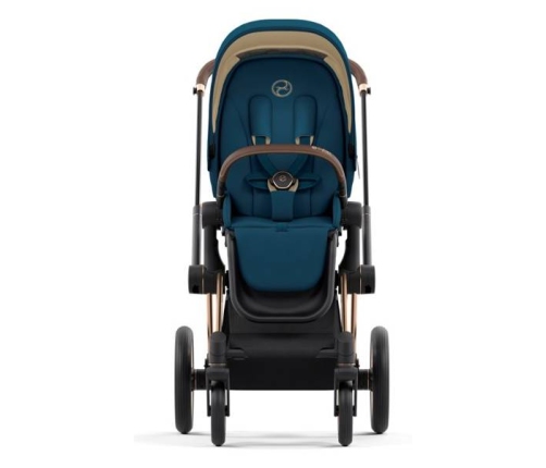 Cybex Priam 4.0 + Cloud Z I-size Gold rose frame Mountain Blue Детская Коляска 3in1