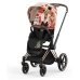 Cybex Priam 4.0 + Cloud Z I-size Gold rose frame Spring Blossom Light Детская Коляска 3in1