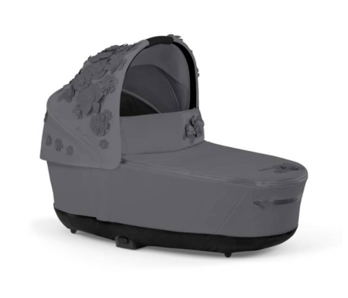 Cybex Priam 4.0 + Cloud Z I-size Matt black frame Dream Grey Simply Flowers Детская Коляска 3in1