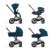 Cybex Priam 4.0 + Cloud Z I-size Matt black frame Mountain Blue Bērnu Ratiņi 3in1