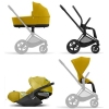 Cybex Priam 4.0 + Cloud Z I-size Matt black frame Mustard Yellow Детская Коляска 3in1