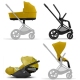 Cybex Priam 4.0 + Cloud Z I-size Matt black frame Mustard Yellow Детская Коляска 3in1