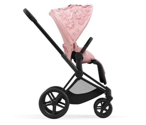 Cybex Priam 4.0 + Cloud Z I-size Matt black frame Pale Blush Simply Flowers Детская Коляска 3in1