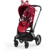 Cybex Priam 4.0 + Cloud Z I-size Matt black frame Petticoat by Jeremy Scott Bērnu Ratiņi 3in1