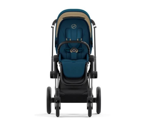 Cybex Priam 4.0 + Cloud Z2 I-size Chrome black frame Mountain Blue Детская Коляска 3in1