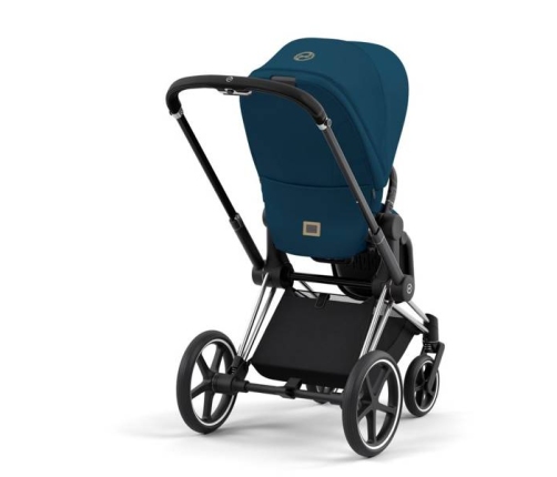 Cybex Priam 4.0 + Cloud Z2 I-size Chrome black frame Mountain Blue Детская Коляска 3in1