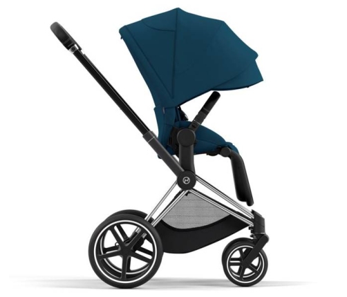 Cybex Priam 4.0 + Cloud Z2 I-size Chrome black frame Mountain Blue Детская Коляска 3in1