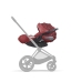 Cybex Priam 4.0 + Cloud Z2 I-size + Chrome black frame Rosenrot Red by Alec Voelkel Bērnu Ratiņi 3in1