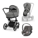 Cybex Priam 4.0 + Cloud Z2 I-size Chrome black frame Soho Grey Детская Коляска 3in1