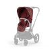 Cybex Priam 4.0 + Cloud Z2 I-size + Chrome brown frame Rosenrot Red by Alec Voelkel Bērnu Ratiņi 3in1