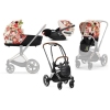 Cybex Priam 4.0 + Cloud Z2 I-size Chrome brown frame Spring Blossom Light Детская Коляска 3in1