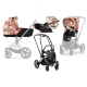 Cybex Priam 4.0 + Cloud Z2 I-size Chrome brown frame Spring Blossom Light Детская Коляска 3in1