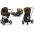 Cybex Priam 4.0 + Cloud Z2 I-size Gold rose frame Khaki Brown Детская Коляска 3in1