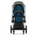 Cybex Priam 4.0 + Cloud Z2 I-size Gold rose frame Mountain Blue Детская Коляска 3in1