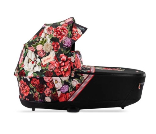 Cybex Priam 4.0 + Cloud Z2 I-size Gold rose frame Spring Blossom Dark Детская Коляска 3in1