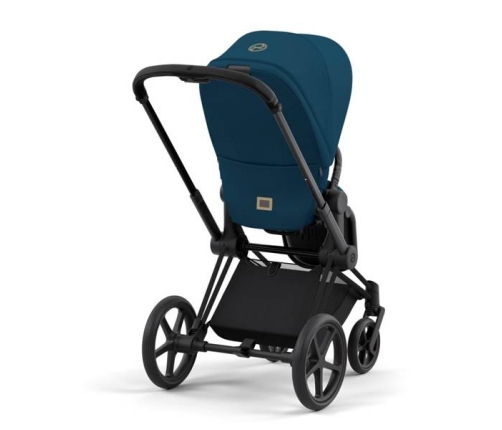 Cybex Priam 4.0 + Cloud Z2 I-size Matt black frame Mountain Blue Bērnu Ratiņi 3in1