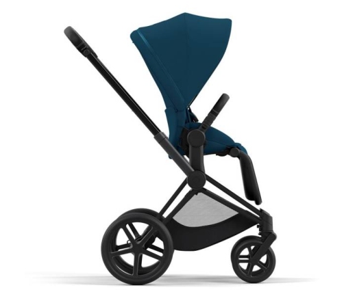 Cybex Priam 4.0 + Cloud Z2 I-size Matt black frame Mountain Blue Bērnu Ratiņi 3in1